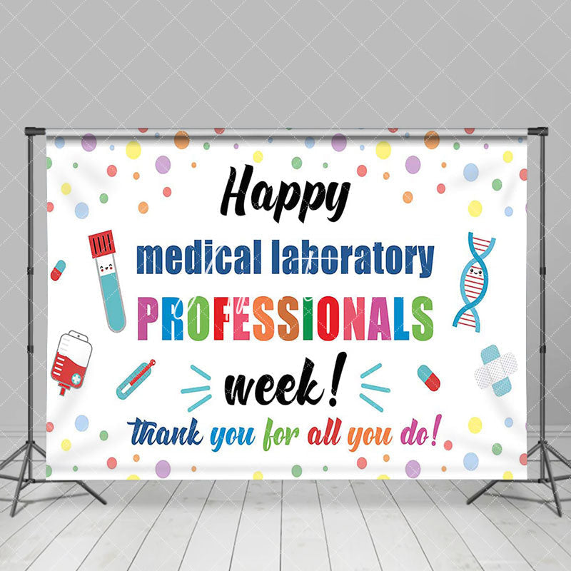 Aperturee - Aperturee Color Medical Laboratory Professionals Week Backdrop