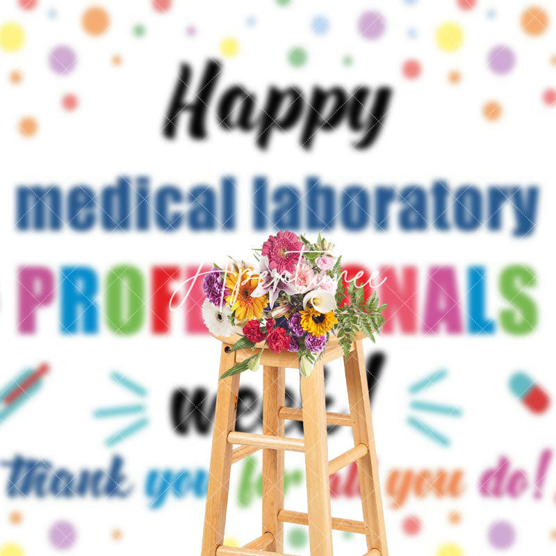 Aperturee - Aperturee Color Medical Laboratory Professionals Week Backdrop