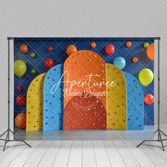 Aperturee - Aperturee Colorful Arcaded Entrance With Balloons Backdrop