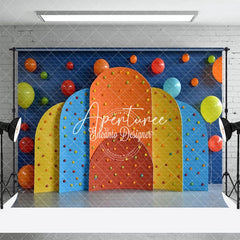 Aperturee - Aperturee Colorful Arcaded Entrance With Balloons Backdrop