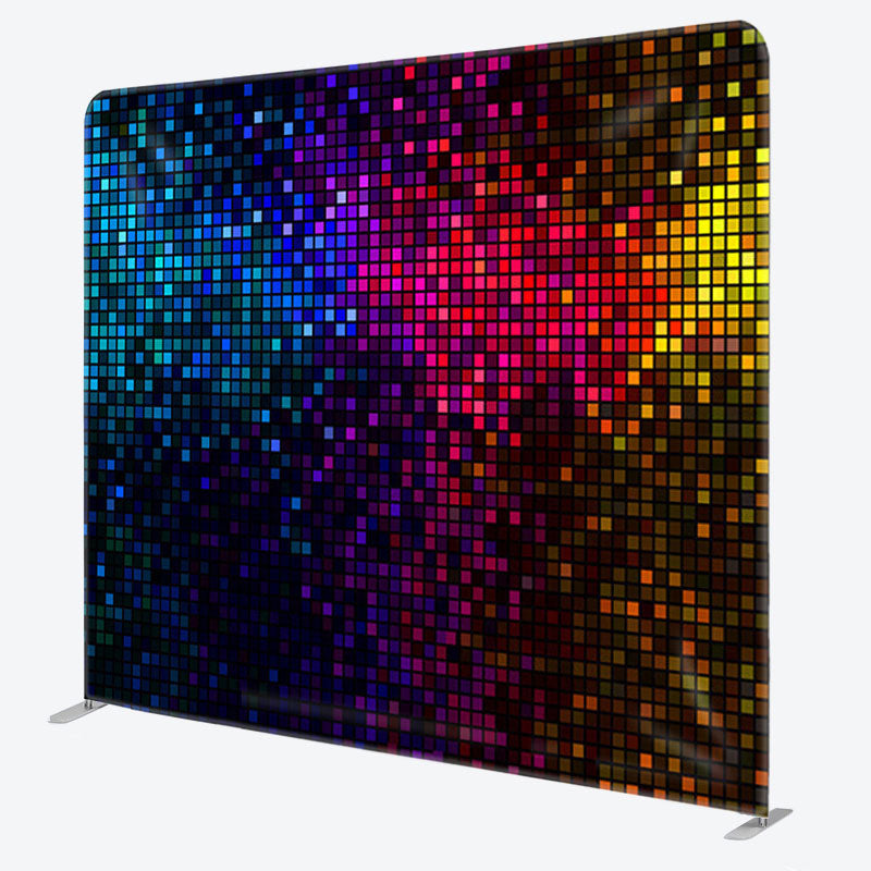 Aperturee - Aperturee Colorful Disco Sequin Glitter Dance Party Backdrop