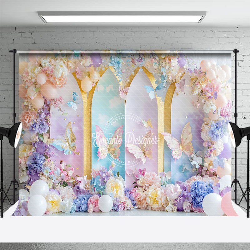 Aperturee - Aperturee Colorful Fairy Butterfly Fine Art Photo Backdrop