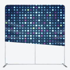 Aperturee - Aperturee Colorful Neon Sequin Glitter Dance Fabric Backdrop