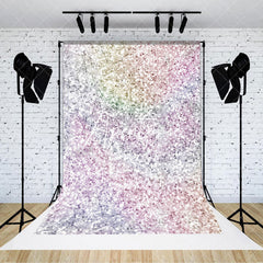 Aperturee - Aperturee Colorful Rainbow Dots Twinkling Photography Backdrop