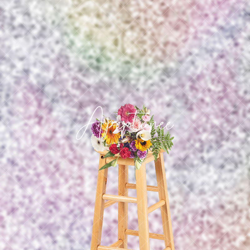 Aperturee - Aperturee Colorful Rainbow Dots Twinkling Photography Backdrop