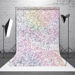 Aperturee - Aperturee Colorful Rainbow Dots Twinkling Photography Backdrop