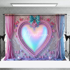 Aperturee - Aperturee Colorful Rainbow Love Magic Mirror Cake Smash Backdrop