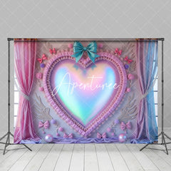 Aperturee - Aperturee Colorful Rainbow Love Magic Mirror Cake Smash Backdrop