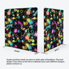 Aperturee - Aperturee Colorful Splash Print Sunglass Pillow Case Backdrop