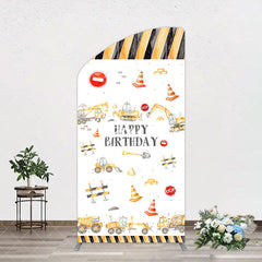 Aperturee - Aperturee Construction Maintenance Birthday Arch Backdrop