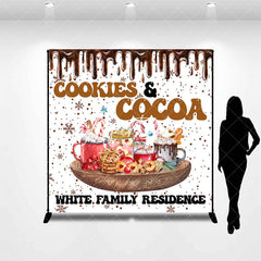 Aperturee - Aperturee Cookies Cocoa Custom White Family Residence Backdrop