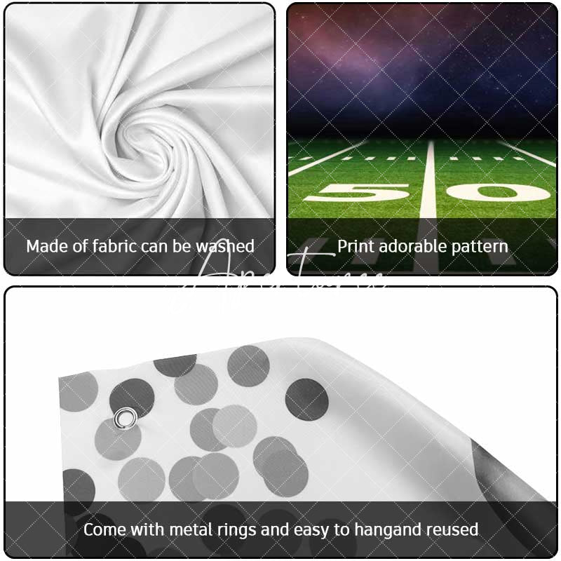 Aperturee - Aperturee Cool Football Grass Field Nebula Garage Door Banner