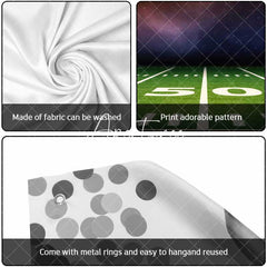 Aperturee - Aperturee Cool Football Grass Field Nebula Garage Door Banner