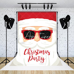 Aperturee - Aperturee Cool Sunglasses Santa Christmas Holiday Backdrop