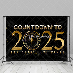 Aperturee - Aperturee Countdown To 2025 Shining Clock New Year Backdrop