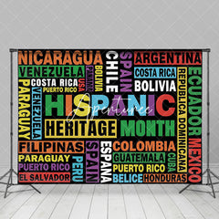 Aperturee - Aperturee Countries Names Hispanic Heritage Month Backdrop