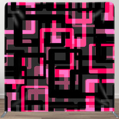 Aperturee - Aperturee Cyber Style Pink Texture Backdrop Cover For Birthday