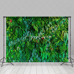 Aperturee - Aperturee Dense Dark Green Leaves Pile Spring Photo Backdrop