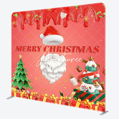 Aperturee - Aperturee Dessert Gift Santa Christmas Tension Fabric Backdrop