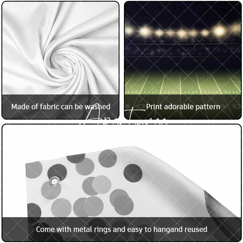 Aperturee - Aperturee Dim Light Football Field Grass Garage Door Banner