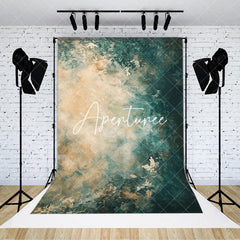 Aperturee - Aperturee Dreamy Abstract Artwork Soft Blue Grey Tone Backdrop