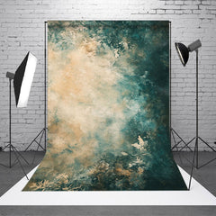 Aperturee - Aperturee Dreamy Abstract Artwork Soft Blue Grey Tone Backdrop