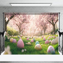 Aperturee - Aperturee Dreamy Full Of Easter Eggs Sweet Wonderland Backdrop