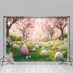 Aperturee - Aperturee Dreamy Full Of Easter Eggs Sweet Wonderland Backdrop