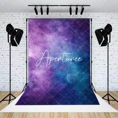 Aperturee - Aperturee Dreamy Transition Deep Purple Light Blue Backdrop