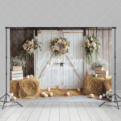 Aperturee - Aperturee Eggs Floral Doorway Rustic Elegant Festival Backdrop