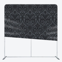 Aperturee - Aperturee Europe Classic Pattern Grey Fabric Party Backdrop Cover