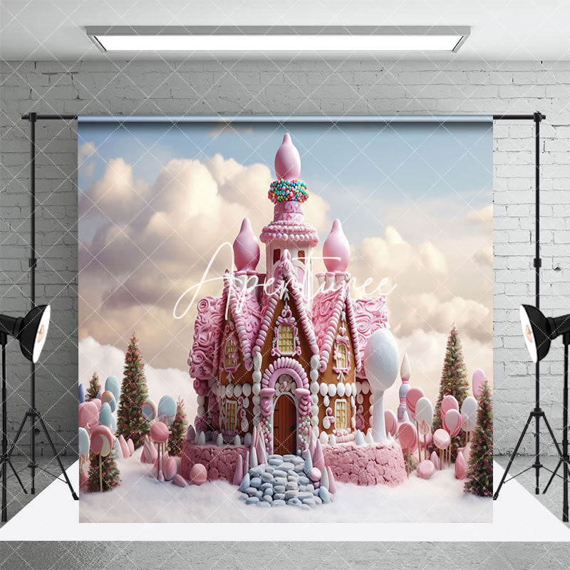 Aperturee - Aperturee Fairy Tale Colorful Candyland Room Set Backdrop