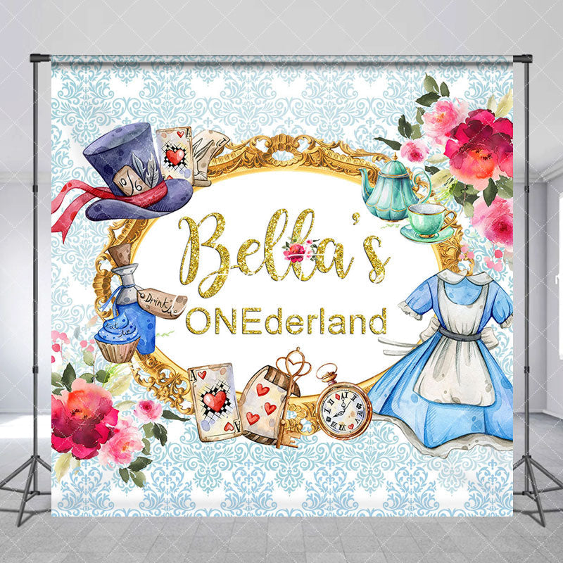 Aperturee - Aperturee Fairy Tale Floral Magic Onderland Custom Backdrop