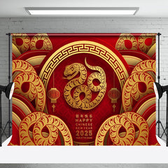 Aperturee - Aperturee Festive Snake Year 2025 Chinese Celebration Holiday Backdrop