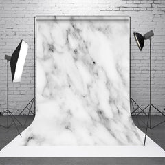 Aperturee - Aperturee Fine Art White Grey Abstract Marble Pattern Backdrop