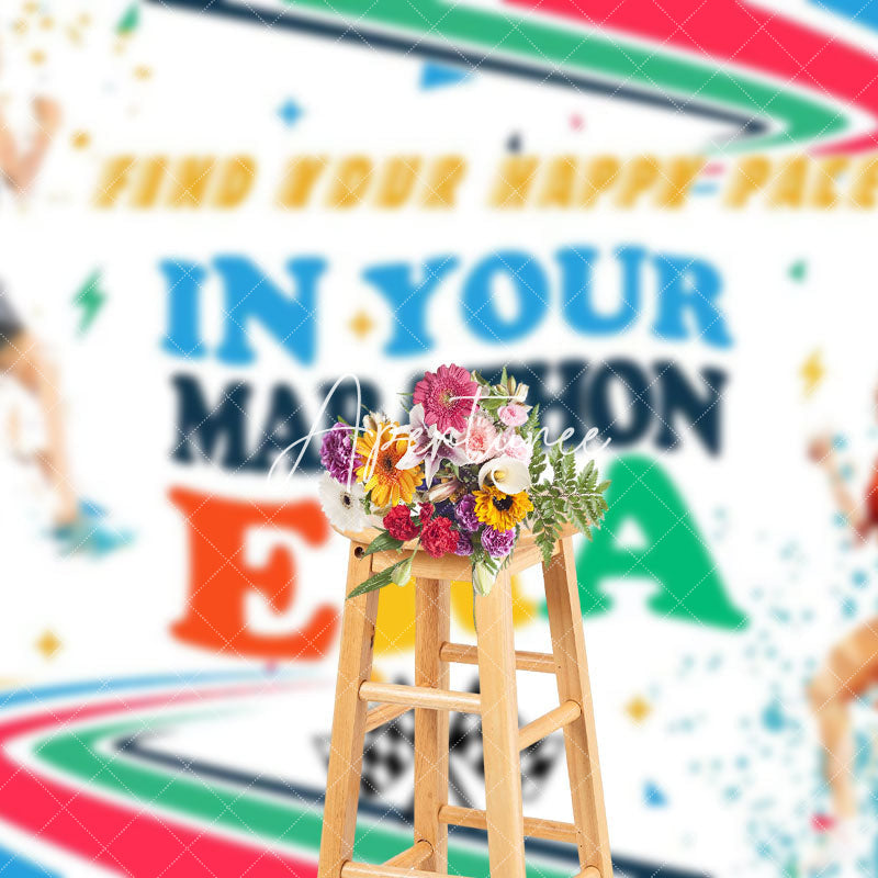 Aperturee - Aperturee Fine Your Happy Pace In Your Marathon Era Backdrop