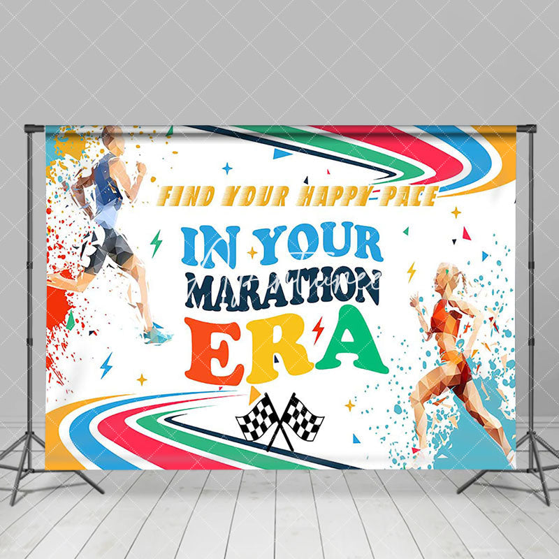 Aperturee - Aperturee Fine Your Happy Pace In Your Marathon Era Backdrop