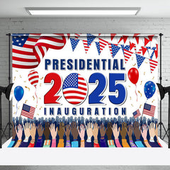 Aperturee - Aperturee Flag Cheers Presidential 2025 Inauguration Backdrop