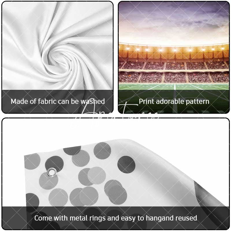 Aperturee - Aperturee Floodlit Football Goals Field Garage Door Banner