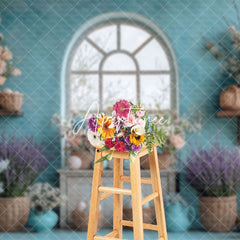 Aperturee - Aperturee Floral Arrangement Egg Decoration Nature Backdrop