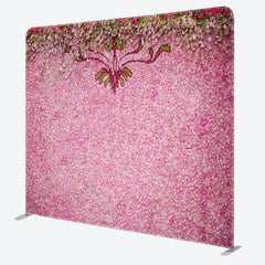 Aperturee - Aperturee Floral Pink Petal Wall Backdrop For Valentines Day