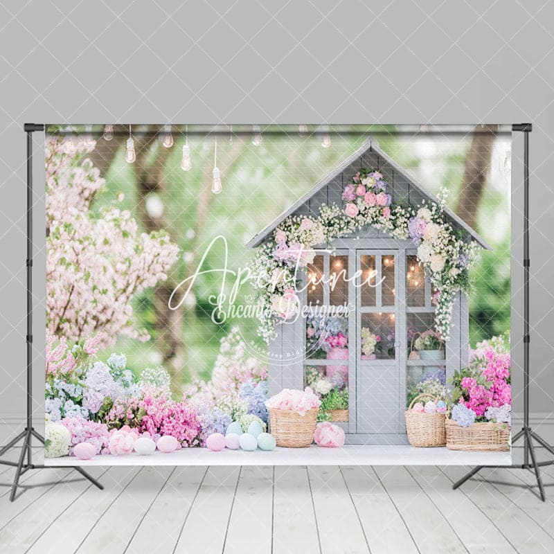 Aperturee - Aperturee Flower Garden Cottage Enchanting Dreamy Backdrop