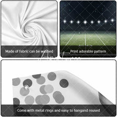 Aperturee - Aperturee Football Field Match Stadium Light Garage Door Banner