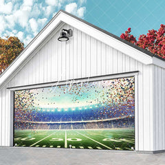 Aperturee - Aperturee Football Stadium Opening Ceremony Garage Door Banner