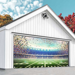 Aperturee - Aperturee Football Stadium Opening Ceremony Garage Door Banner