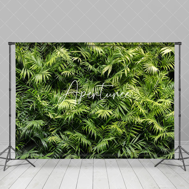 Aperturee - Aperturee Forest Leaf Themed Wedding Photography Backdrop