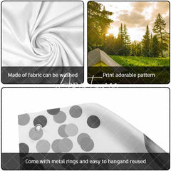 Aperturee - Aperturee Forest Mountain Grass Camping Time Garage Door Banner