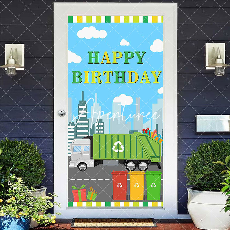 Aperturee - Aperturee Garbage Truck Environmental Friendly Door Cover