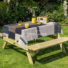 Aperturee - Aperturee Geometric Patterns Abstract Rectangle Tablecloth