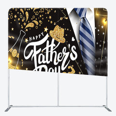 Aperturee - Aperturee Glitter Gift Fabric Backdrop Cover for Fathers Day